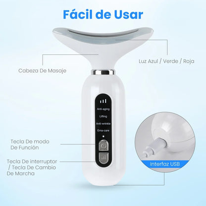 ThermaGlow Pro™ | Masajeador Facial Térmico con Vibración