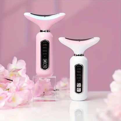Masajeador facial térmico con vibración