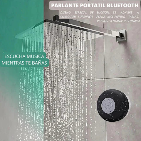 Parlante Bluetooth para Ducha | Resistente al Agua con Manos Libres