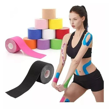 Pack 2 Kinesio Tape Sport 5 cm x 5 m | Cinta Elástica Deportiva