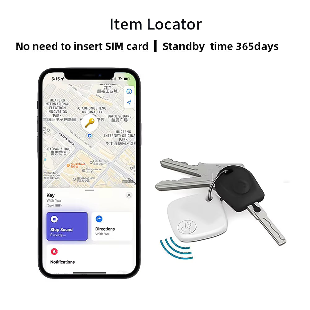 Localizador Inteligente Find My para iPhone | Rastreador de Objetos