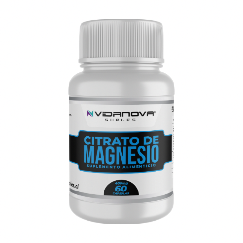 Citrato de magnesio 400 mg en cápsulas
