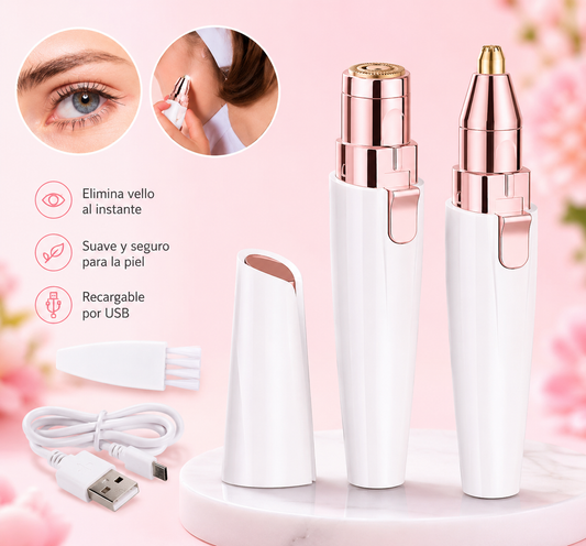 BeautyTrim Pro™ | Depiladora Facial y de Cejas 2 en 1